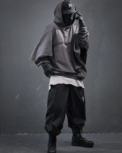 All-Season Unisex Cape Hoodie -  unisex hoodie - All-Season Unisex Cape Hoodie for Style & Comfort