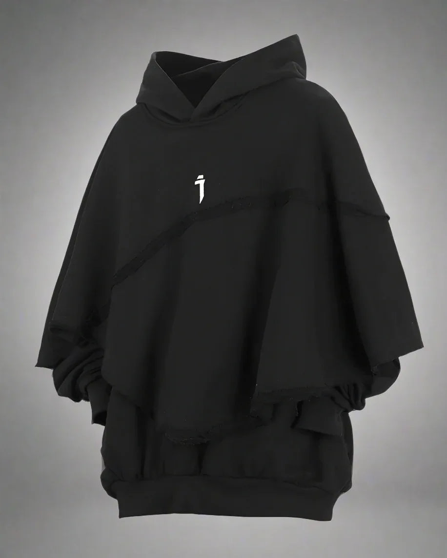 All-Season Unisex Cape Hoodie - versatile hoodie - All-Season Unisex Cape Hoodie for Style & Comfort