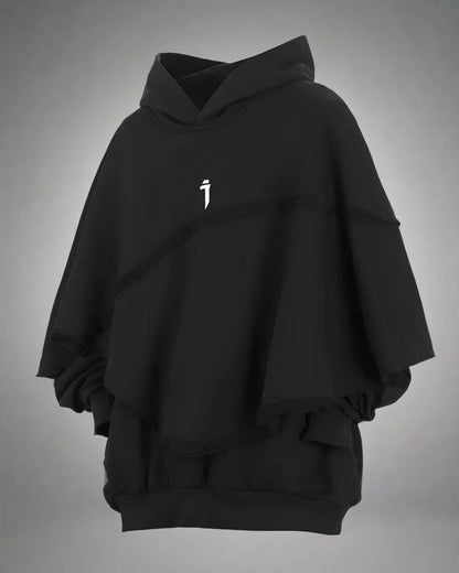 All-Season Unisex Cape Hoodie - versatile hoodie - All-Season Unisex Cape Hoodie for Style & Comfort