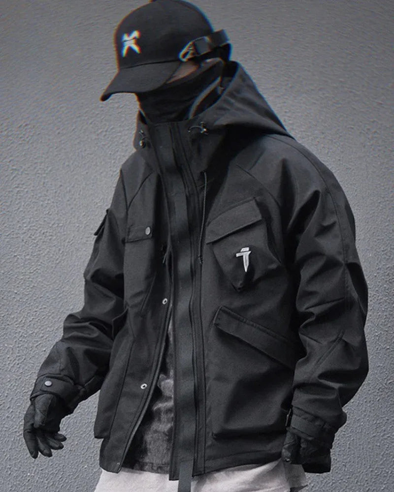 All-Season Unisex Hooded Coat -  casual wear - All-Season Unisex Hooded Coat with Pockets