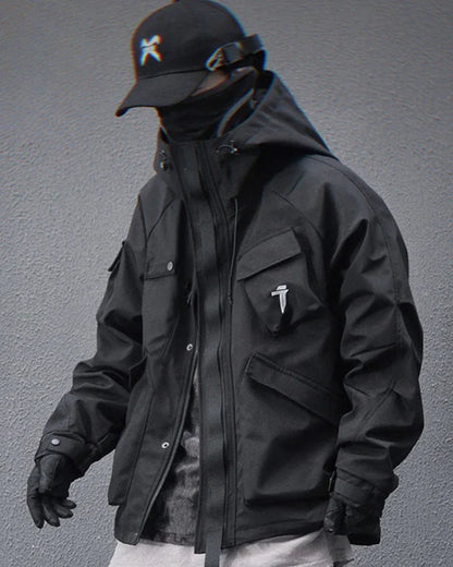 All-Season Unisex Hooded Coat -  casual wear - All-Season Unisex Hooded Coat with Pockets