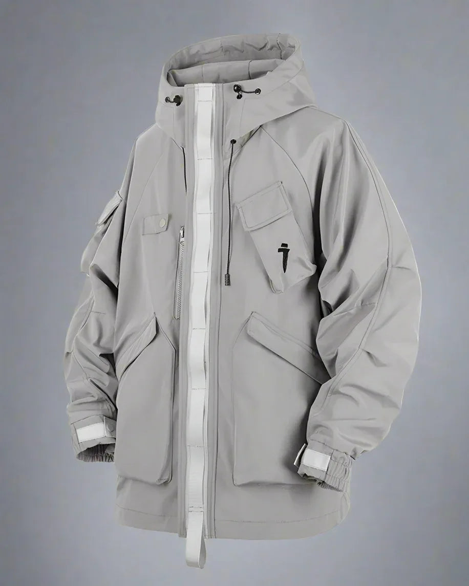 All-Season Unisex Hooded Coat -  functional coat - All-Season Unisex Hooded Coat with Pockets