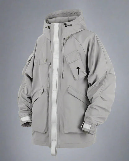 All-Season Unisex Hooded Coat -  functional coat - All-Season Unisex Hooded Coat with Pockets