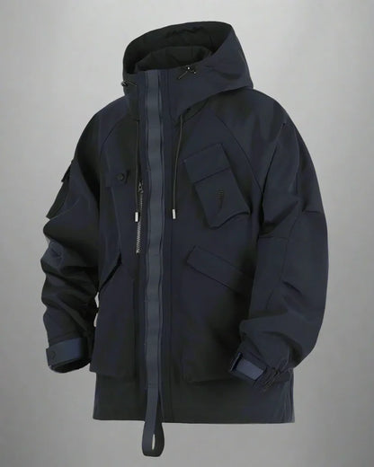 All-Season Unisex Hooded Coat -  stylish hooded coat - All-Season Unisex Hooded Coat with Pockets