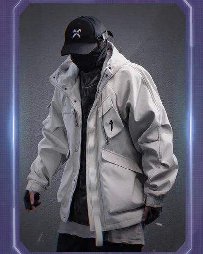 All-Season Unisex Hooded Coat -  stylish hooded coat - All-Season Unisex Hooded Coat with Pockets