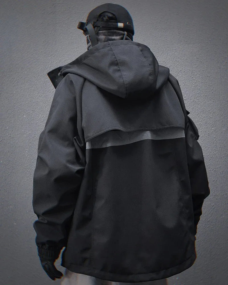 All-Season Unisex Hooded Coat -  unisex jacket - All-Season Unisex Hooded Coat with Pockets
