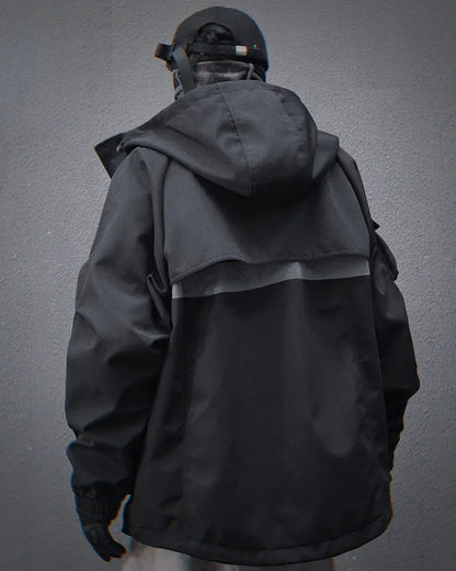 All-Season Unisex Hooded Coat -  unisex jacket - All-Season Unisex Hooded Coat with Pockets