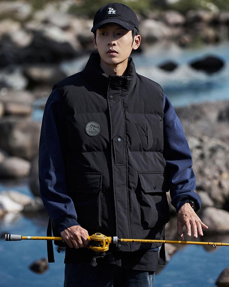 All-Season Utility Cargo Vest -  insulated vest - All-Season Utility Cargo Vest for Versatile Use