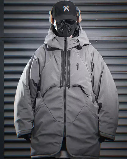 All-Season Warmth Hooded Jacket - durable winter wear - Warm Hooded Jacket for All Seasons Comfort