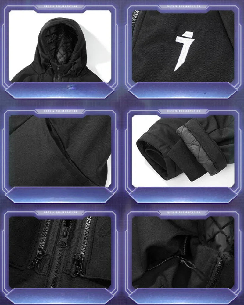 All-Season Warmth Hooded Jacket -  winter jacket - Warm Hooded Jacket for All Seasons Comfort
