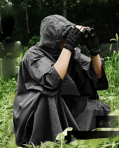 All-Weather 3L Rain Poncho - rain poncho - Lightweight All-Weather 3L Rain Poncho for Outdoors