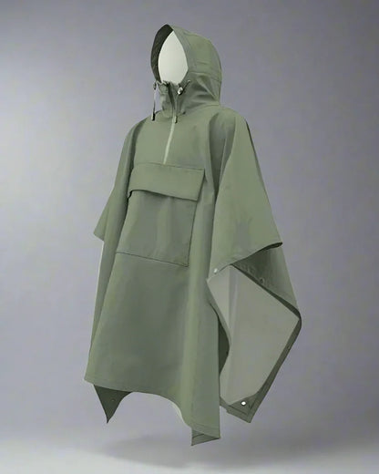 All-Weather 3L Rain Poncho -  lightweight poncho - Lightweight All-Weather 3L Rain Poncho for Outdoors
