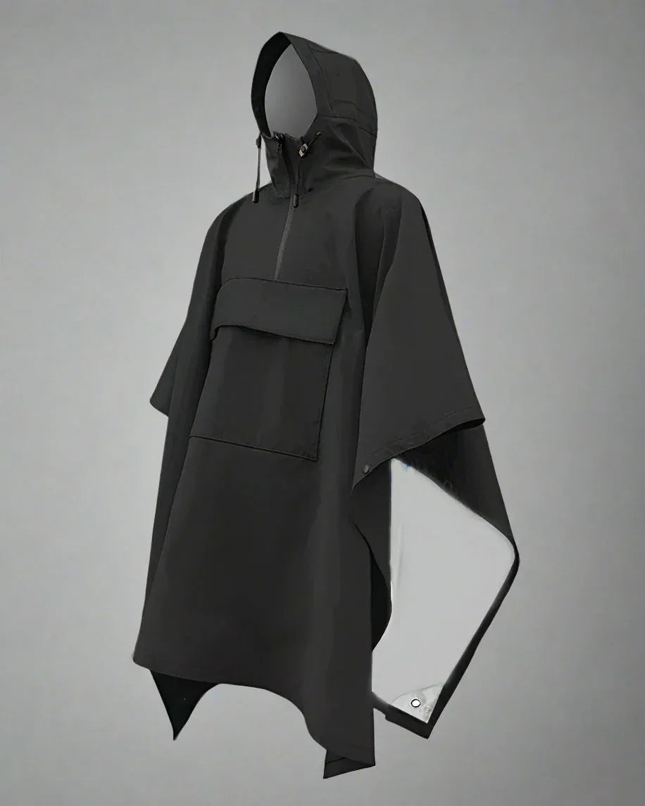 All-Weather 3L Rain Poncho - versatile rain poncho - Lightweight All-Weather 3L Rain Poncho for Outdoors