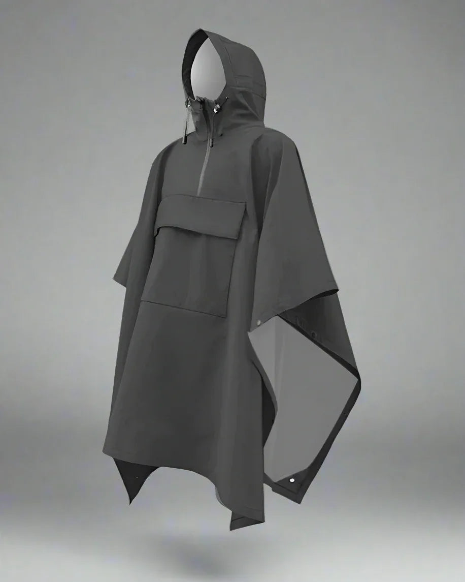 All-Weather 3L Rain Poncho - rain poncho - Lightweight All-Weather 3L Rain Poncho for Outdoors