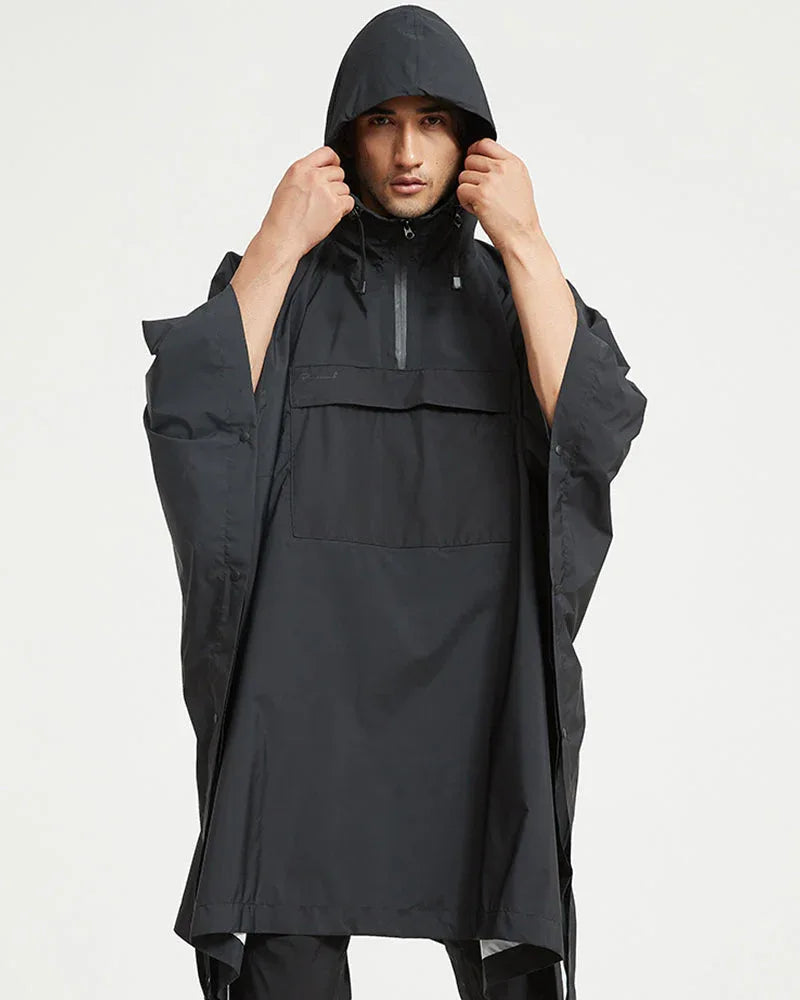 All-Weather 3L Rain Poncho -  outdoor gear - Lightweight All-Weather 3L Rain Poncho for Outdoors