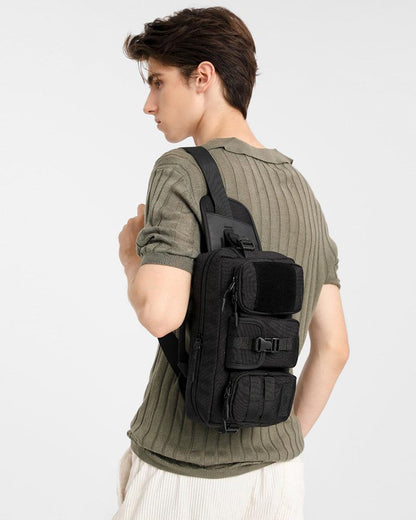All-Weather Adventure Sling Bag -  comfortable sling bag - All-Weather Adventure Sling Bag for Outdoor Use