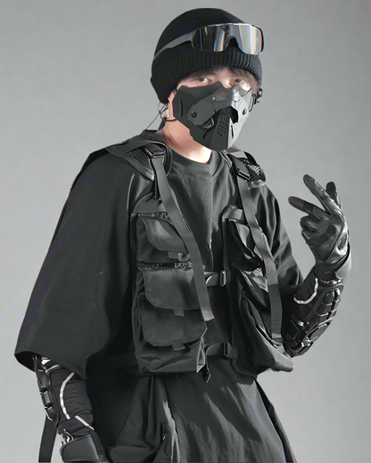 All-Weather Cycling Cargo Vest - cycling vest - All-Weather Cycling Cargo Vest for Outdoor Activities