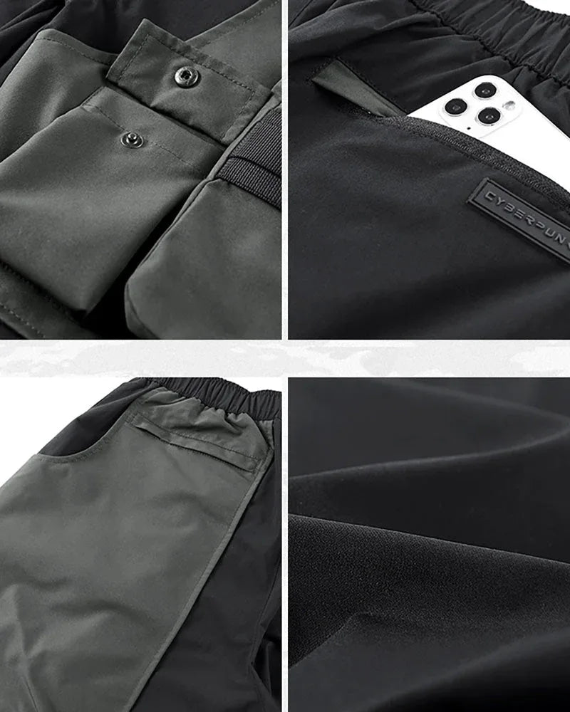 All-Weather Dual-Layer Cargo Shorts -  stylish outdoor shorts - All-Weather Dual-Layer Cargo Shorts for Men