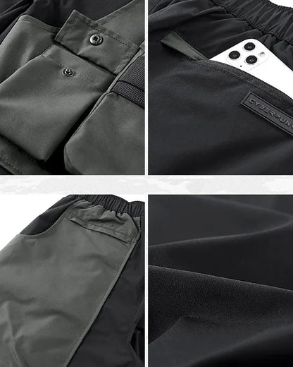 All-Weather Dual-Layer Cargo Shorts -  stylish outdoor shorts - All-Weather Dual-Layer Cargo Shorts for Men