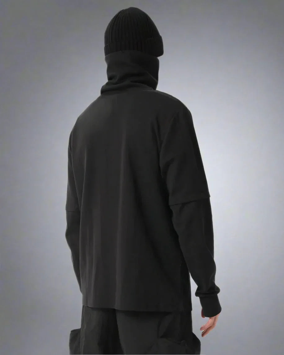 All-Weather High Neck Hoodie -  breathable sweatshirt - All-Weather High Neck Hoodie for Outdoor Activities