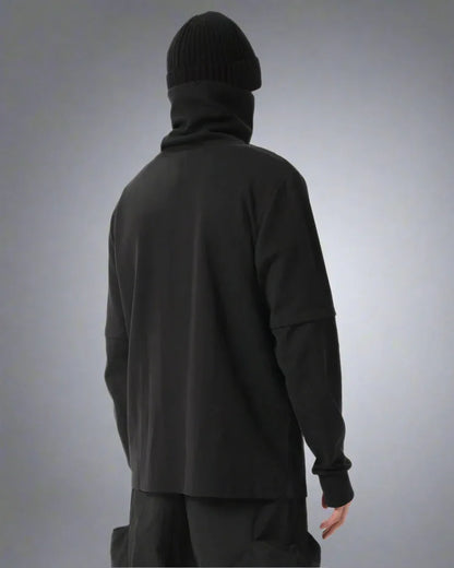 All-Weather High Neck Hoodie -  breathable sweatshirt - All-Weather High Neck Hoodie for Outdoor Activities