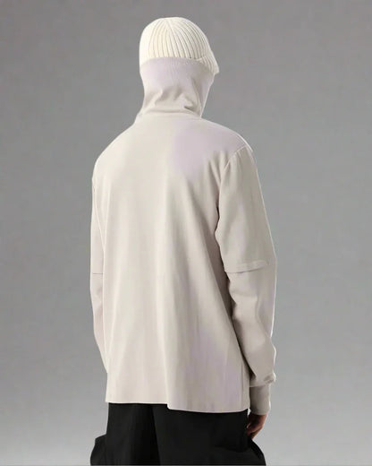 All-Weather High Neck Hoodie -  durable activewear - All-Weather High Neck Hoodie for Outdoor Activities