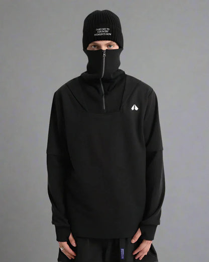 All-Weather High Neck Hoodie - versatile outdoor clothing - All-Weather High Neck Hoodie for Outdoor Activities