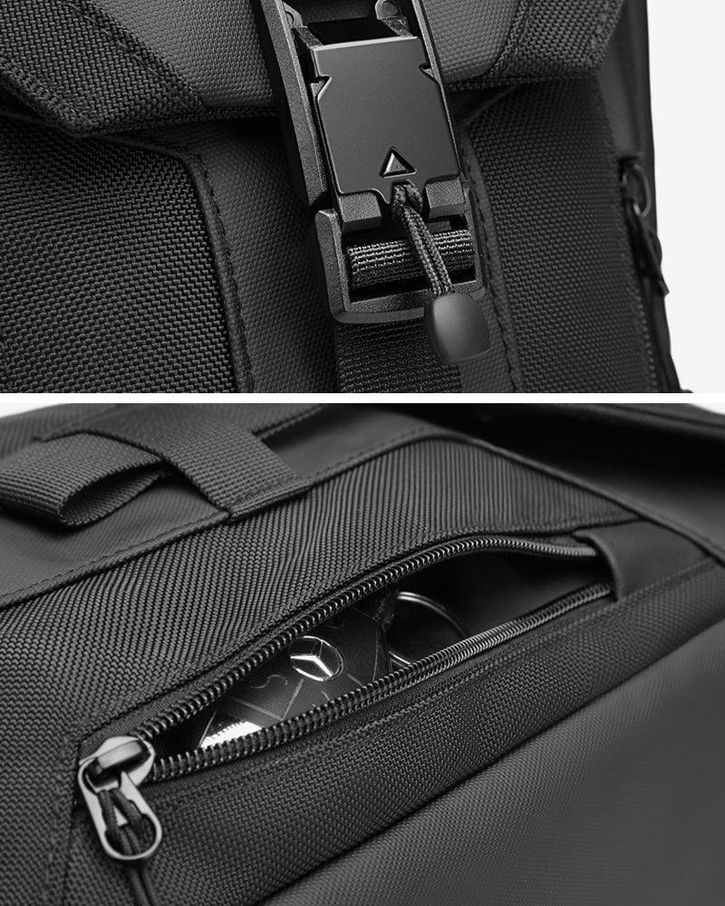 All-Weather Sling Backpack -  adjustable straps bag - Waterproof Sling Backpack for All-Weather Use