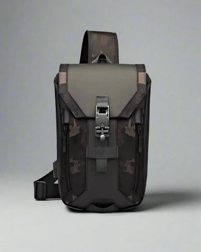 All-Weather Sling Backpack -  adjustable straps bag - Waterproof Sling Backpack for All-Weather Use