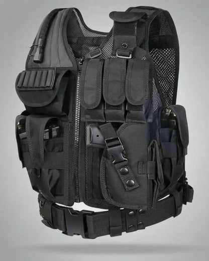 All-Weather Tactical Combat Vest - adjustable tactical vest - All-Weather Tactical Combat Vest for All Adventures