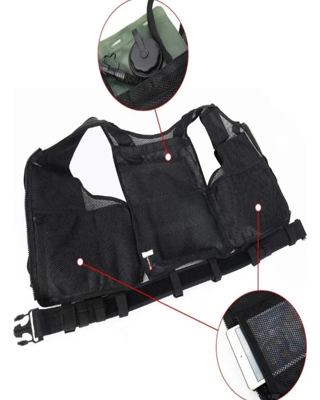 All-Weather Tactical Combat Vest -  combat vest - All-Weather Tactical Combat Vest for All Adventures