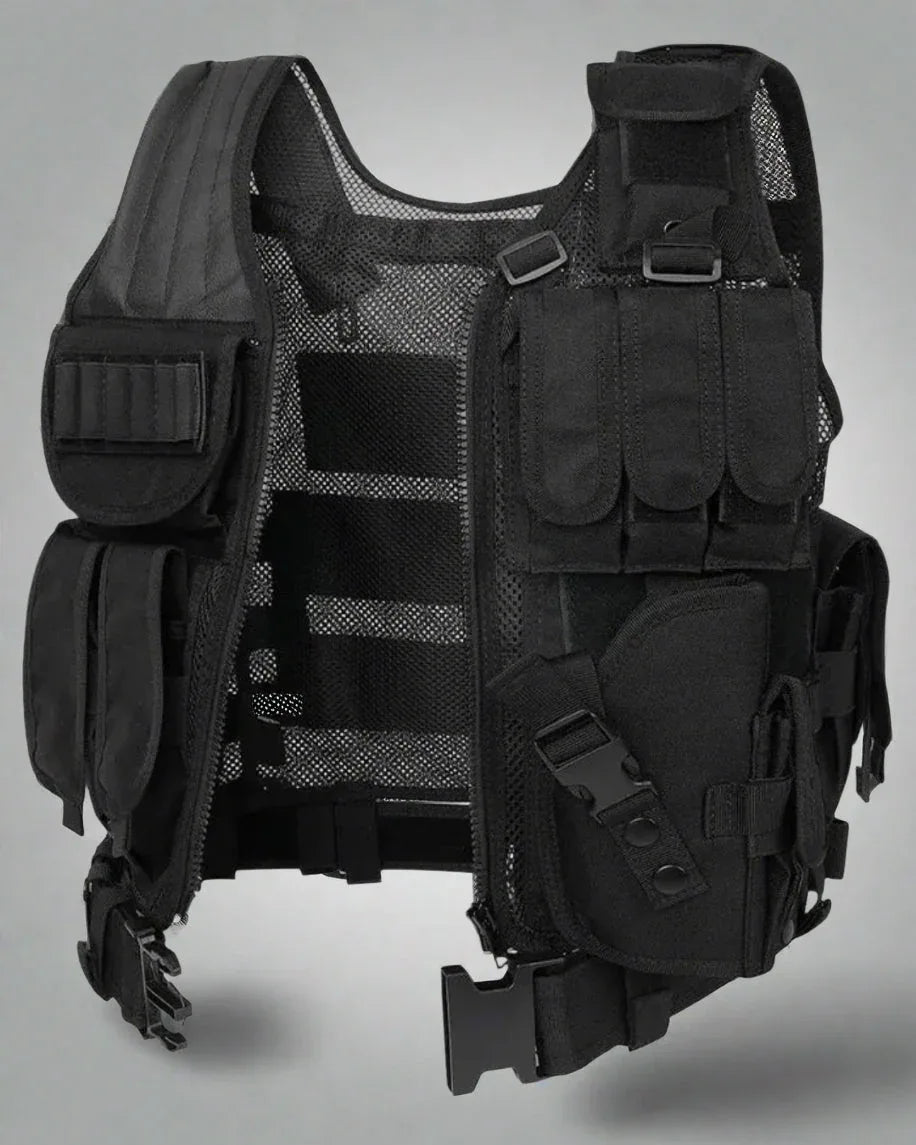 All-Weather Tactical Combat Vest -  adjustable fit - All-Weather Tactical Combat Vest for All Adventures
