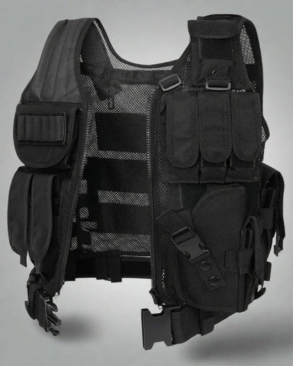 All-Weather Tactical Combat Vest -  adjustable fit - All-Weather Tactical Combat Vest for All Adventures
