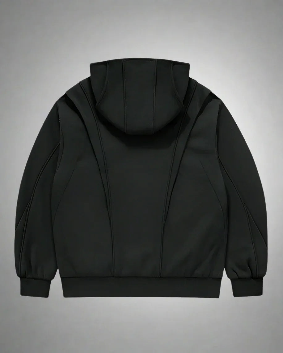 All-Weather Tactical Zip Hoodie -  streetwear outerwear - Tactical Zip Hoodie for Everyday Urban Style