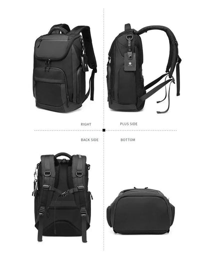 All-Weather Tech Backpack - tech backpack - Durable Water-Repellent Tech Backpack