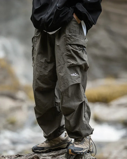 All-Weather Trekking Cargo Pants -  loose fit - All-Weather Cargo Pants for Outdoor Activities