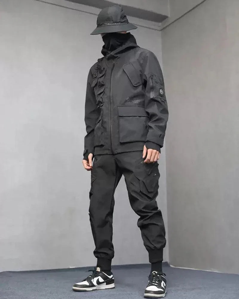 All-Weather Utility Tech Jacket -  durable polyester jacket - Practical All-Weather Utility Tech Jacket