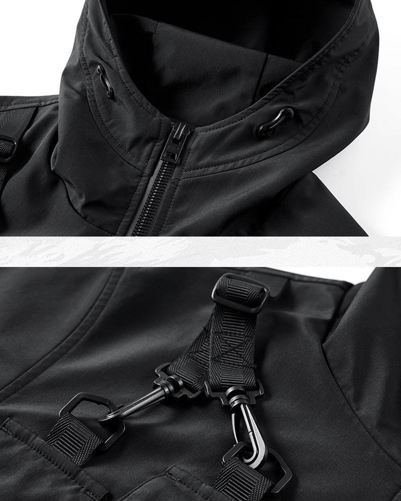 All-Weather Utility Tech Jacket - functional techwear jacket - Practical All-Weather Utility Tech Jacket