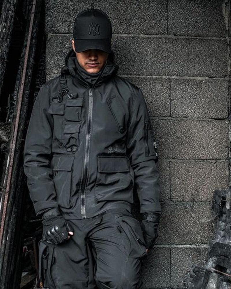All-Weather Utility Tech Jacket -  techwear - Practical All-Weather Utility Tech Jacket
