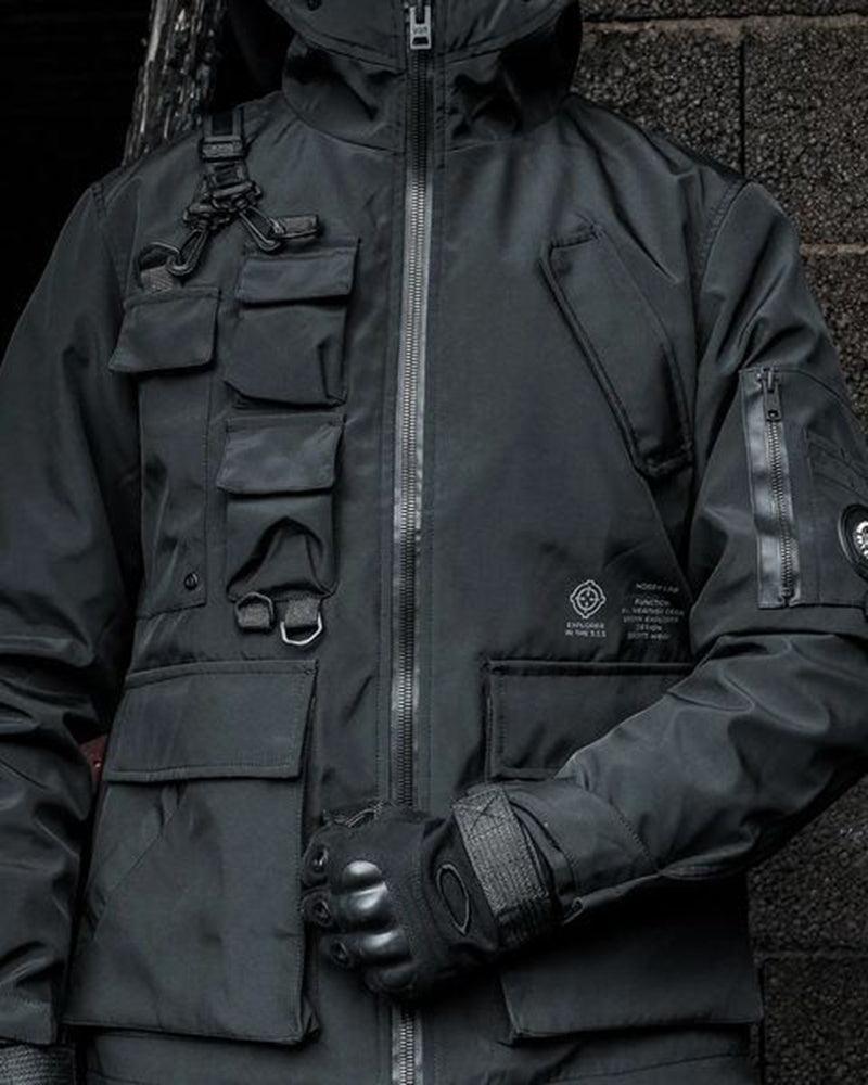 All-Weather Utility Tech Jacket -  versatile everyday wear - Practical All-Weather Utility Tech Jacket