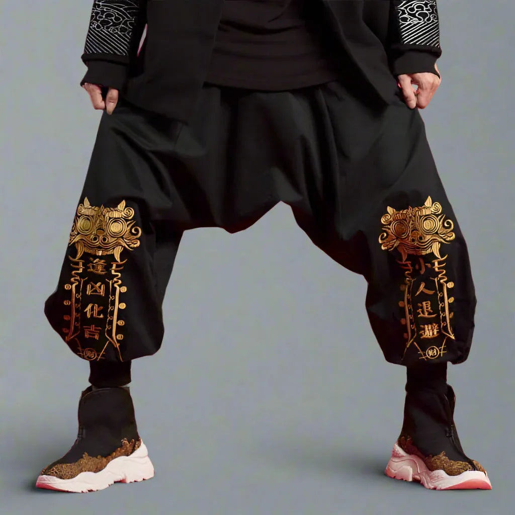 Authentic Japanese Hakama Trousers -  comfortable pants - Comfortable Japanese Hakama Trousers for All