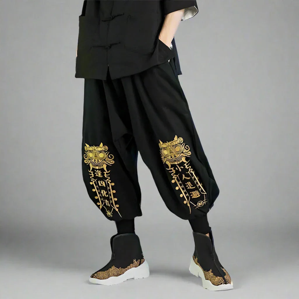 Authentic Japanese Hakama Trousers -  cotton and rayon pants - Comfortable Japanese Hakama Trousers for All