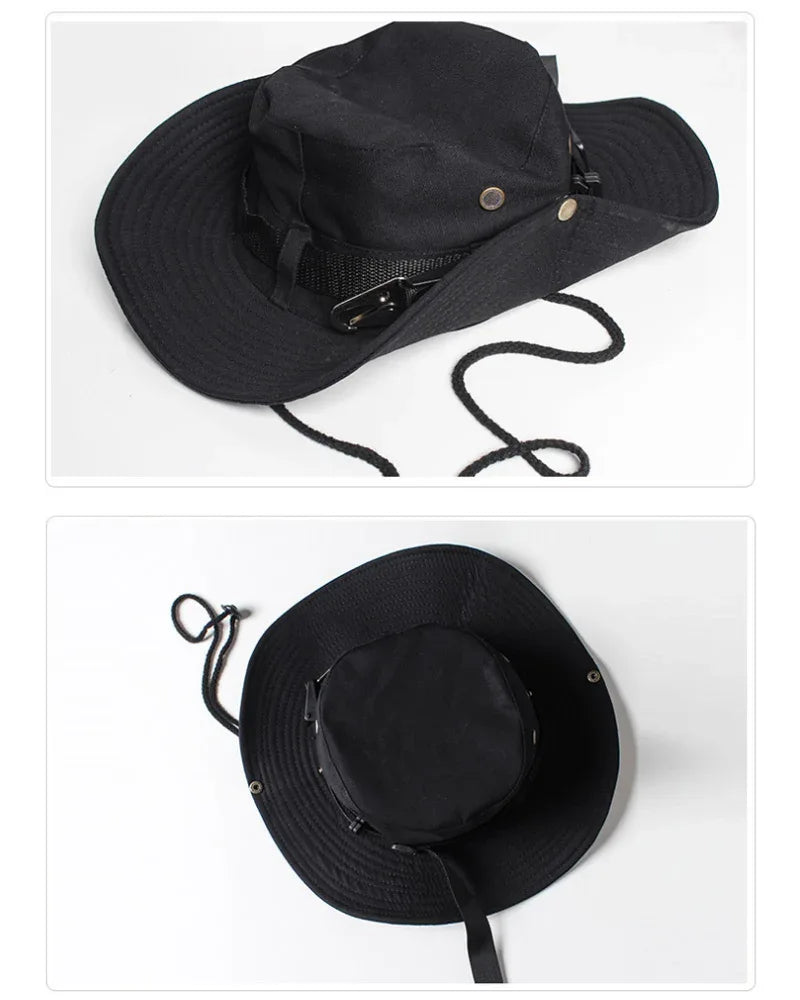 Avant-Garde Drawstring Bucket Hat - adjustable drawstring hat - Sleek Drawstring Bucket Hat for Urban Styles