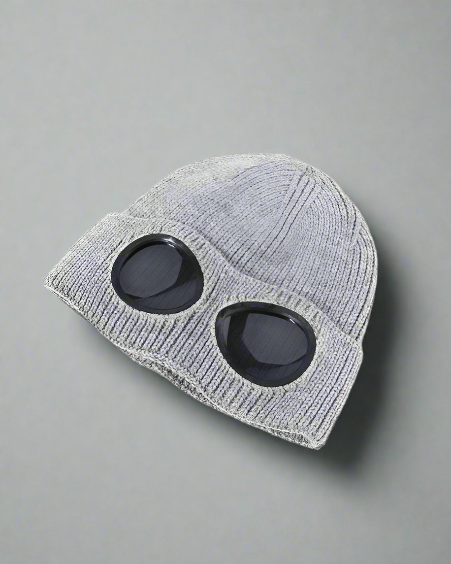 Cozy Aviator Beanie with Goggles