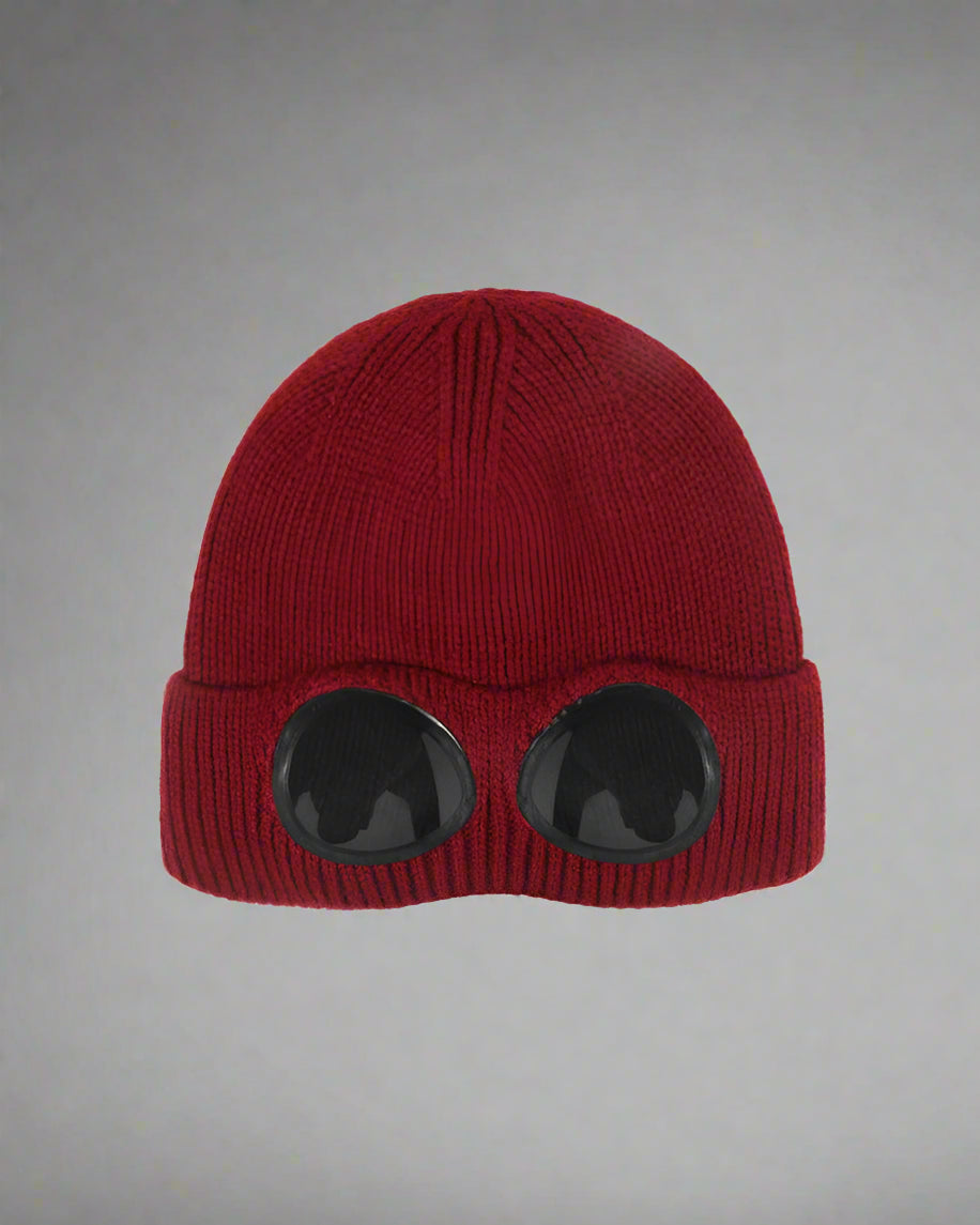 Cozy Aviator Beanie with Goggles