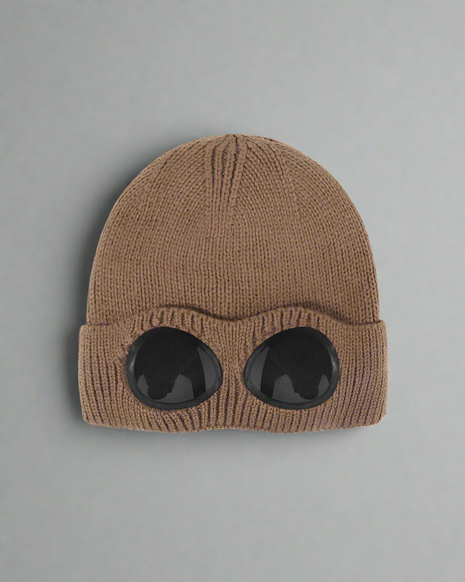 Cozy Aviator Beanie with Goggles
