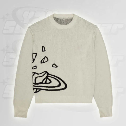 Beige Knit - beige knit - Beige Knit Y2K Streetwear for Unique Style