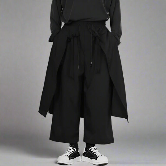 Chic Black Hakama Pants