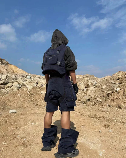 Blade Runner Style Detachable Trousers -  breathable fabric trousers - Detachable Blade Runner Style Trousers for Comfort