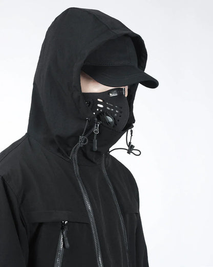 Bold Adventure Ready Jacket -  multi-shape design jacket - Water-Resistant Bold Adventure Ready Jacket